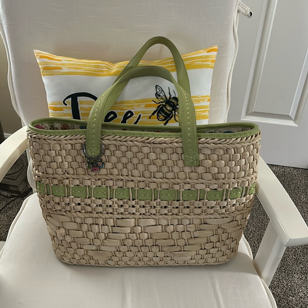 Brighton Straw Handbag Purse